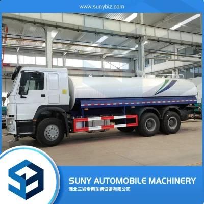 HOWO 20m3 6X4 Powerful Water Sprinkler Tank Truck