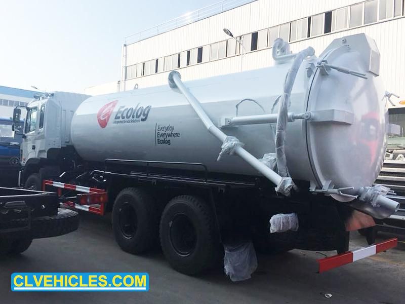 JAC 18cbm 10wheeler Super Waste Suction Industrial Vacuum Sewer Truck