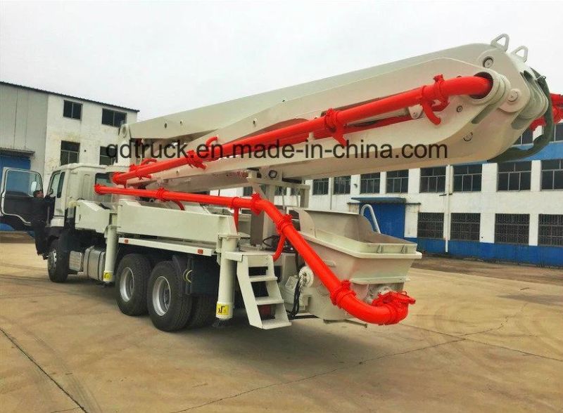 33m 35m 38m 6X4 concrete pump truck