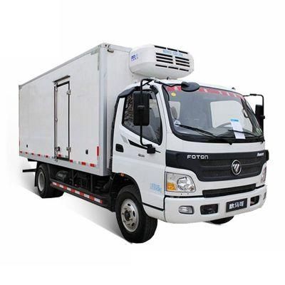 Foton 4X2 7 Tons Meat Transportation Cooling Van Refrigerated Box Truck