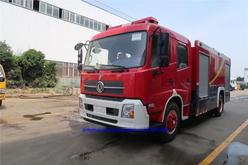 Low Price New Dongfeng HOWO Japan Isuzu F Serial 4X2 6m3 Water Tanker 2m3 Foam Water Tank Fire Fighting Truck Rescue Fire Engine Fire Truck