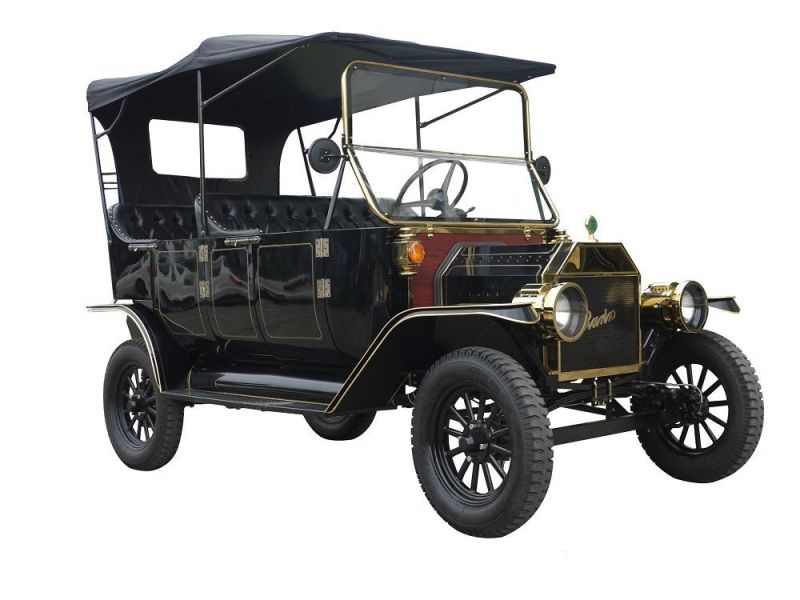 New Factory Outlet Street Legal Model T Electric Sightseeing Vehicle Classic Car for Sale