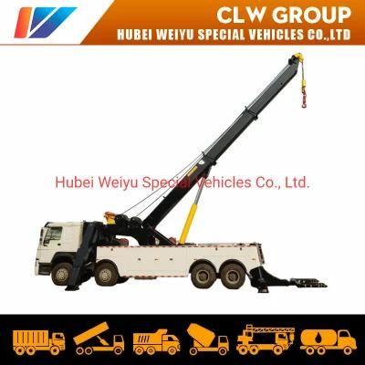 Sinotruk HOWO 8X4 40tons 50tons 70tons Full Rotated Rotation Wrecker Towing Crane Breakdown Bus Lifting Road Recovery Rescue Wrecker Truck