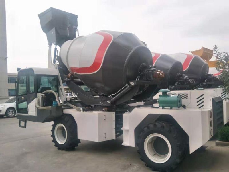 Factory Direct Sales New Model 4.0m3 Self Loading Concrete Mixer Truck