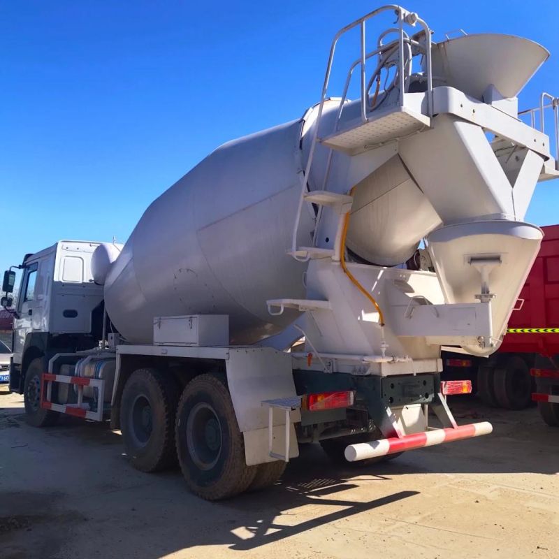 Export High-Quality Second-Hand Concrete Mixer HOWO 10-20m3 Cement Mixing Tank Truck