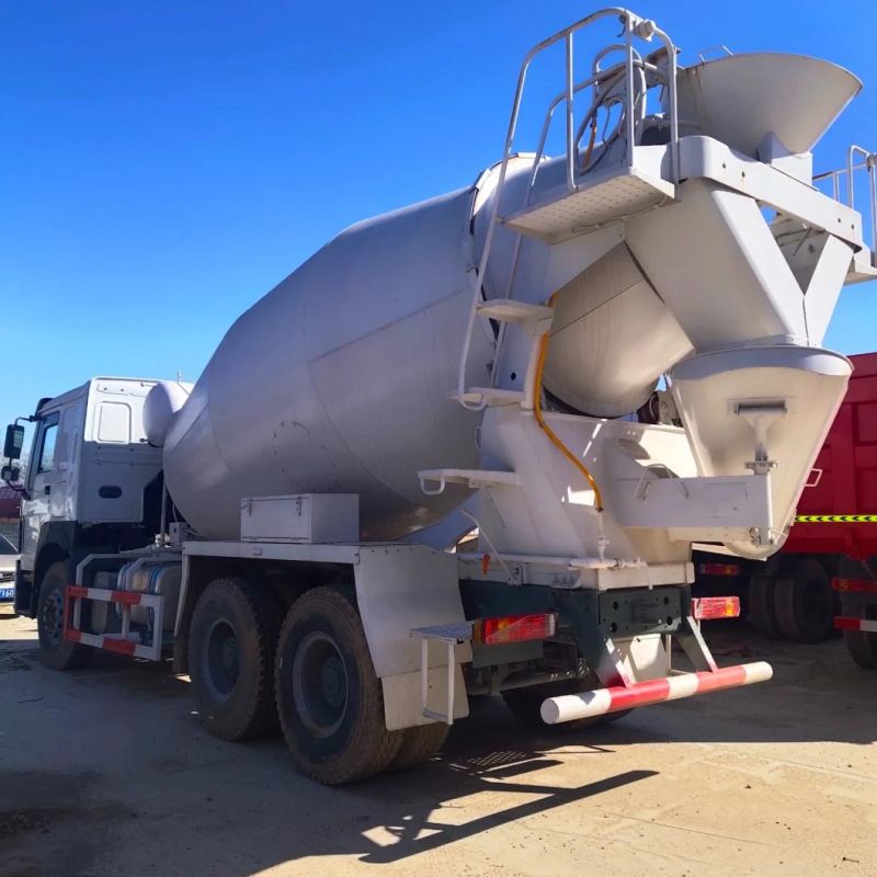 Export High-Quality Second-Hand Concrete Mixer HOWO 10-20m3 Cement Mixing Tank Truck