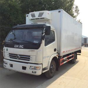 6 Ton to 8 Tons 6 Wheeler 120HP Refrigerator Van Lorry Truck Freezer Box Truck Cooling Van Truck Refrigerated Box CKD Vehicle for Meat Fish