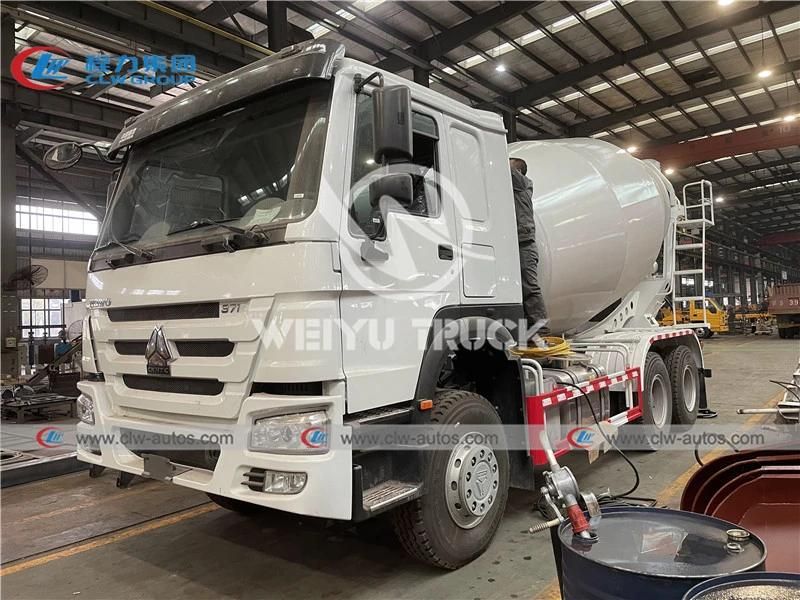 Sinotruk HOWO 6X4 Heavy Duty 12000 Liters 12cbm Big Volume Concrete Mixer Truck Cement Mixer Truck