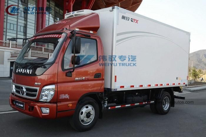 Foton 8tons Refrigerated Refrigerator with America Thermo King or Carrier Freezer Cooling Truck