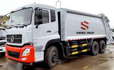 New Product Made in China Dongfeng 6X4 Euro 5 20cbm Hydraulic Compression Garbage Truck for Sale