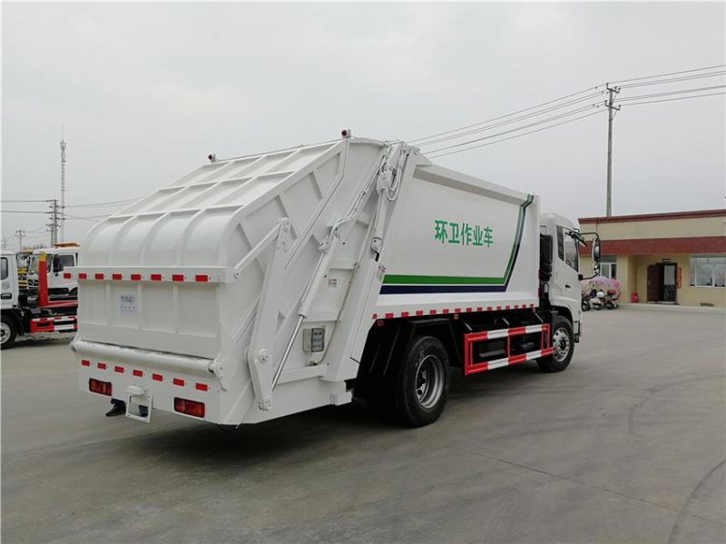 Fully Hermetical Type 10 to 12m3 Compressed Garbage Truck