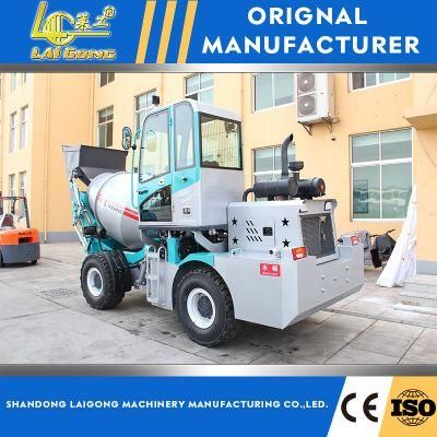 Lgcm 1.5m3 Auto Self Loading Concrete Mixer Truck with PLC Weighing System