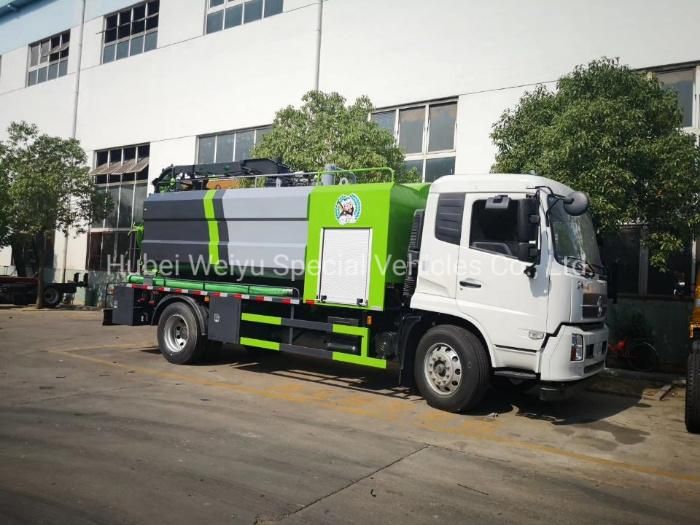 China Hot Sale Dongfeng 4*2 6cbm Sewage Vacuum Suction High Pressure Jetting Cleaning Truck 6, 000 Liters Sewage Suction Truck