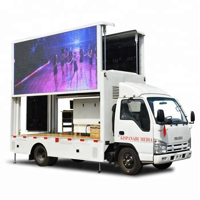 Isuzu 100p Small P4 P5 P6 LED Advertising Truck Scrolling Light Box