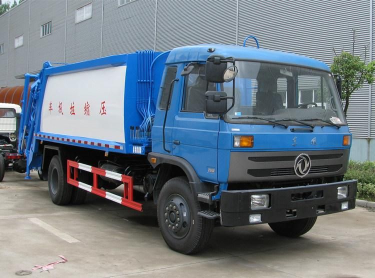 Dongfeng 4X2 Used 12m3 Refuse Compactor Truck, Compressed Refuse Truck for Sale