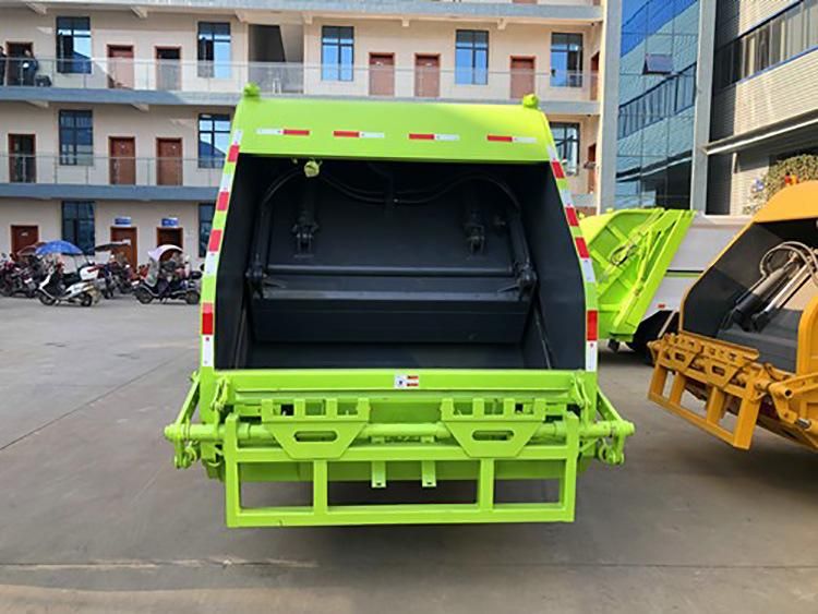 Dongfeng Chassis New Single Cab 165HP Diesel Type Manual Left Hand Drive Garbage Truck