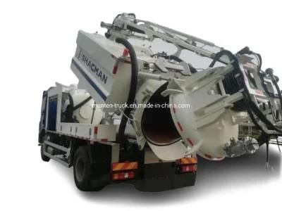 Shacman Rhd Euro 2 Weicha Power Engine 10cbm 10m3 Sewage Suction Combine Water Jetting Trucks From China