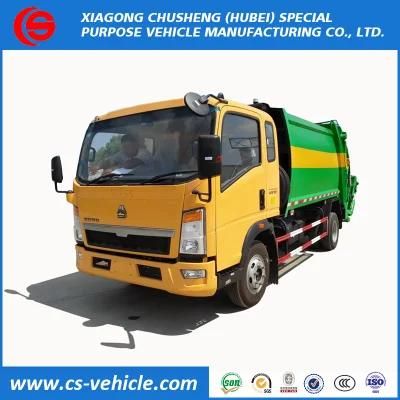 Sinotruk HOWO 4X2 6m3 Compressed Garbage Truck Price