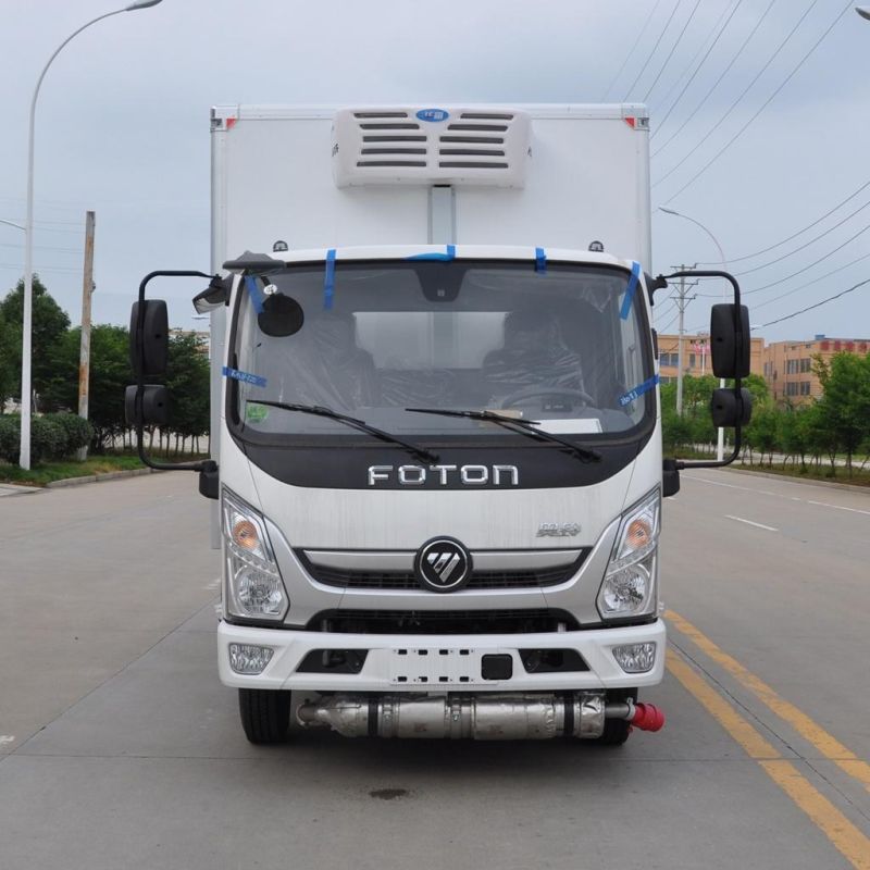 Foton 4X2 5 Ton Frozen Vaccine Transport Medical Waste Transport Refrigerated Truck for Malaysia Chile Saudi Arabia