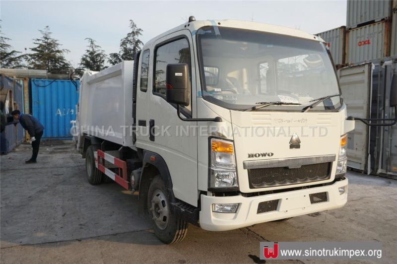 Sinotruck HOWO 4X2 Compression Type Garbage Compactor Truck