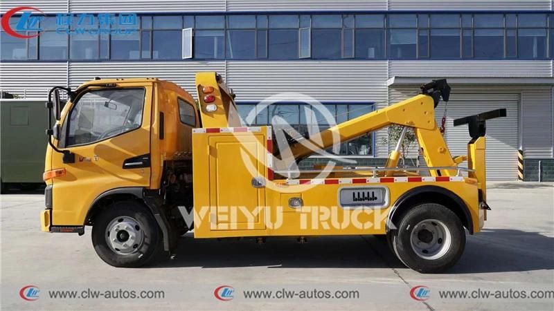 Hot Sale JAC Brand 4X2 Small Wrecker Truck 3tons 5tons Wrecker Towing Truck Road Recovery Truck