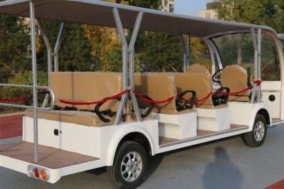 14 Passengers CE Certified Luxury Electric Golf Carts Sightseeing Vehicle Classic Car for Wedding