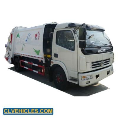 New Design Dongfeng 8000L Compression Garbage Truck for Sale