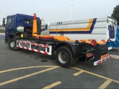 Sinotruk 30 Tons Hook Lift Garbage Truck with 371HP