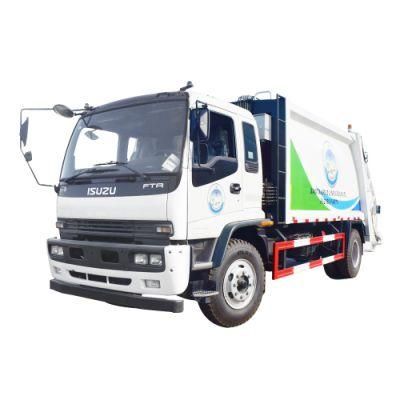 Japan Ftr 10ton 12m3 12cbm Waste Truck Garbage Compressor Refuse Truck Trash Compression Garbage Transporting Truck