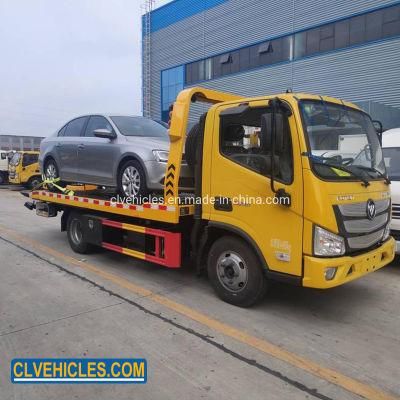 Foton Aumark 5tons Flatbed Tow Truck Recovery Wrecker Tow Truck for Sale