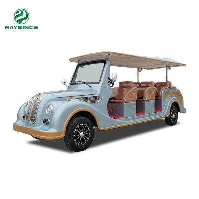 11 Seats Electric Vehicle Electrical Vintage Car Sightseeing Car Classic with CE