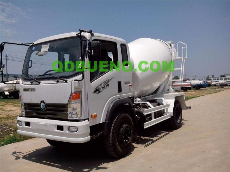 5cbm Sinotruk HOWO 4X2 Concrete Mixer 226HP Euro2 Rhd Truck