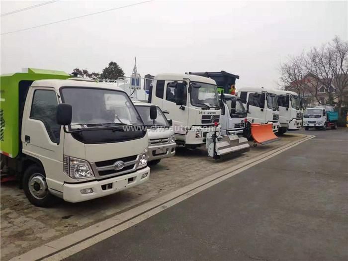 5cbm Dongfeng Diesel Road Sweeper Euro 4 Car with Four Brooms