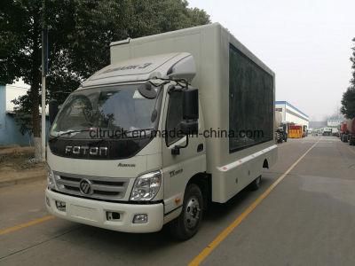 3 Tons Mobile LED Display Truck with Stage LED Panel Advertising Truck
