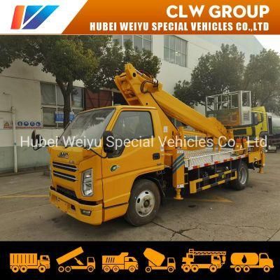 Jmc 21meters Telescopic Aerial Platform Truck Man Lift Working Truck for Street Light Repair