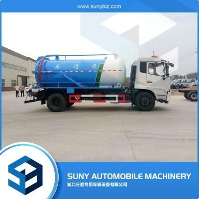 China Factory 5000-10000 Liters Vacuum Sewage Suction Truck