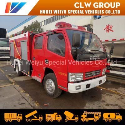 Dongfeng Duolika New Mini 2 Ton Water Tank Fire Fighting Truck