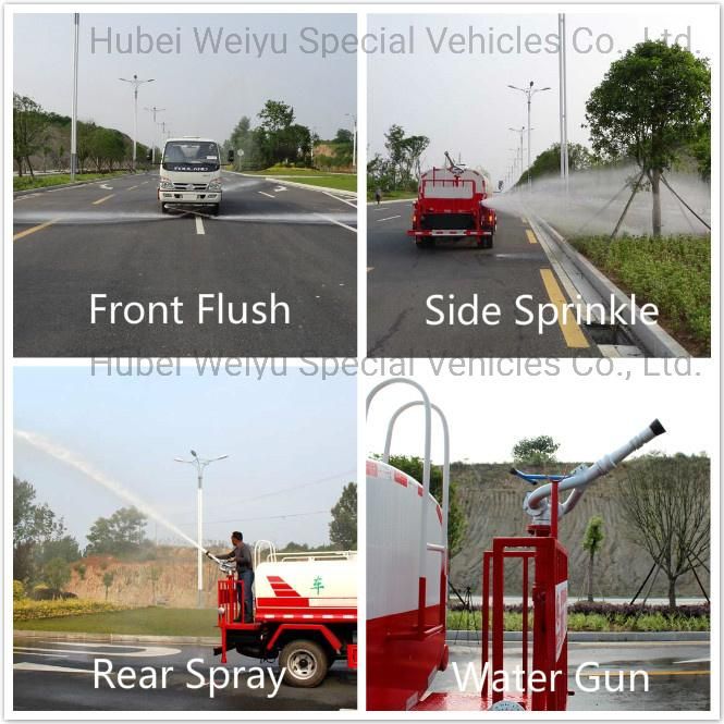 Dongfeng 4X2 Mini 4ton 4000liters 4cbm Water Tank Sprinkler Truck