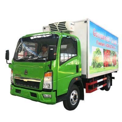 Sinotruk HOWO Light Small 5tons 6tons 7tons 8tons Refrigerated Cold Room Van Truck