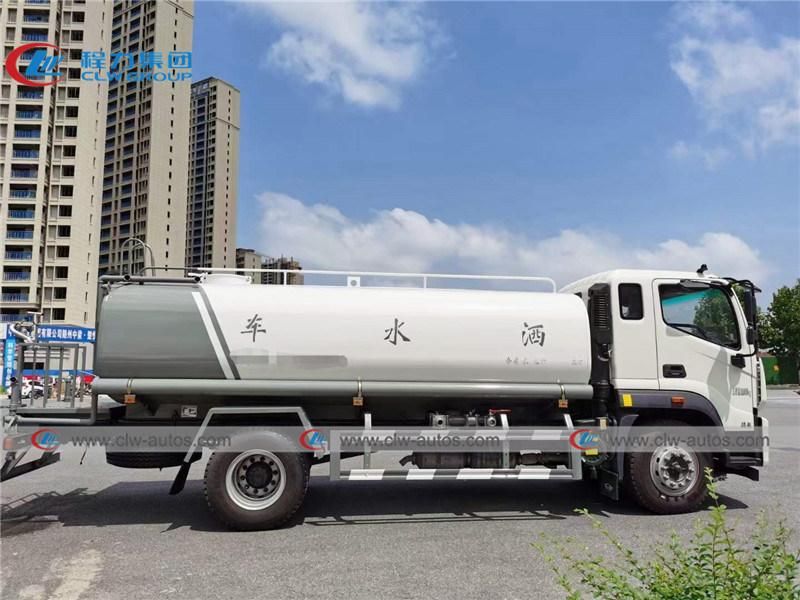 Foton Forland 15000liters 15cbm 15tons City Street Water Sprinkler Truck Water Spraying Truck Watering Cart with High Pressure Water Cannon