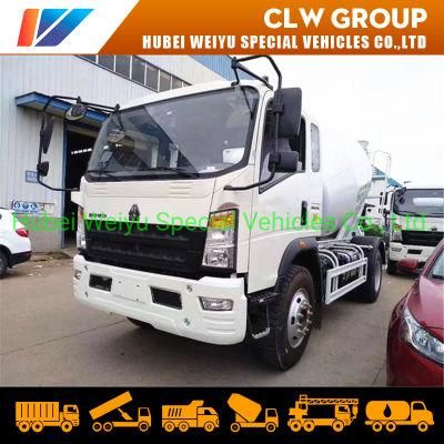 Sinotruk HOWO 4000liters 4cbm Concrete Mixer Truck Cement Mixer Drum Truck