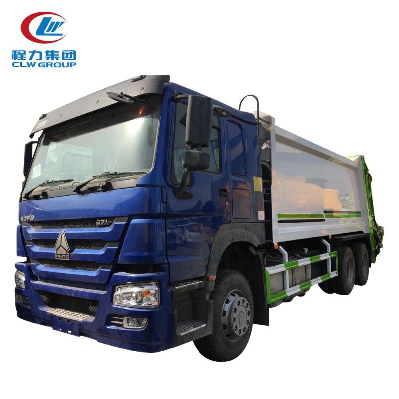 Sinotruk HOWO Heavy Duty 20cbm Refuse Container Rear Load Garbage Truck