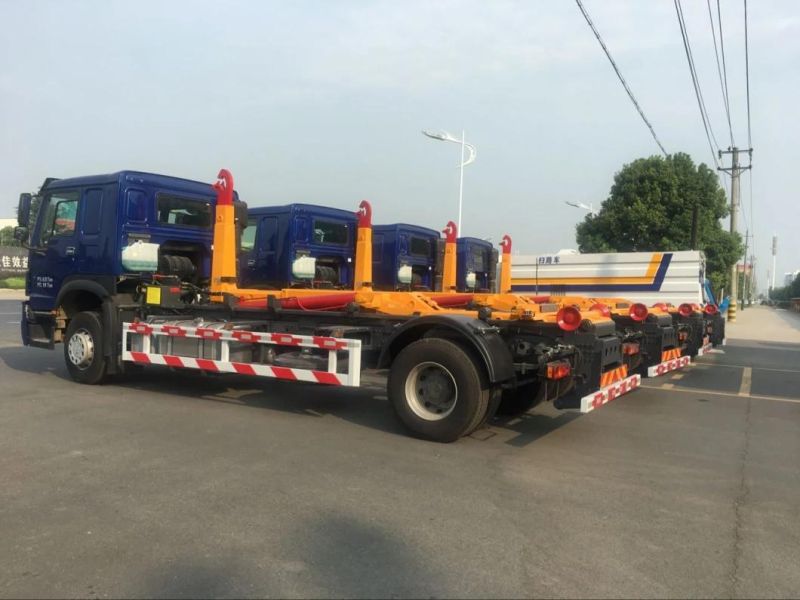 HOWO 30 Tons Load Garbage Truck with Hook Arm