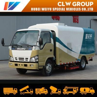 Isuzu 5tons Road Vacuum Machine 6-7cbm Water Spraying Sprinkler Dust Cleaning Suction Truck