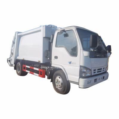 Isuzu 600p Compactor Garbage Truck for Sale 4m3 5m3 6m3