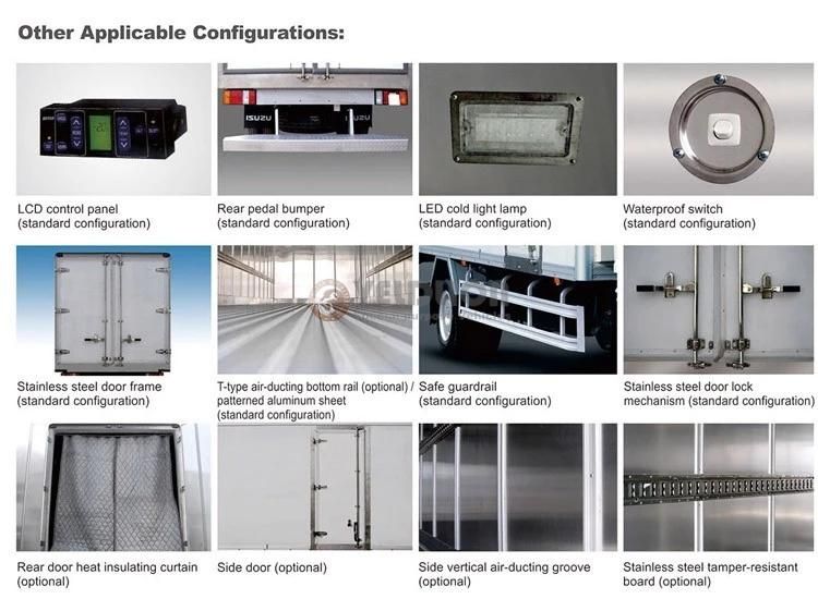 Factory Price 10 Tons Freezer Truck Refrigerated Box Carrier Thermoking Refrigerator Unit