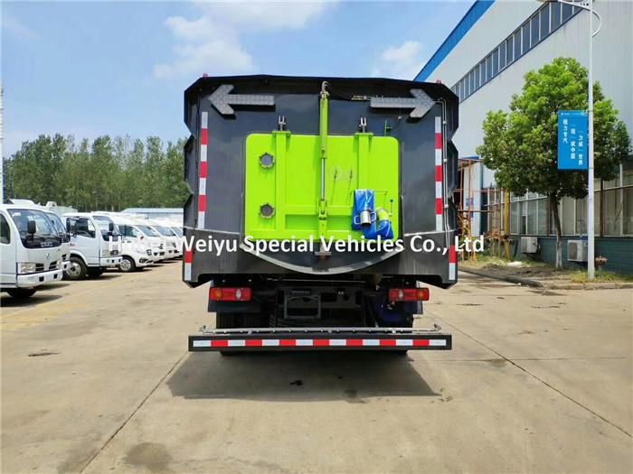 Dongfeng Durable 16cbm 16tons Vacuum Sweeper Truck Road Cleaning