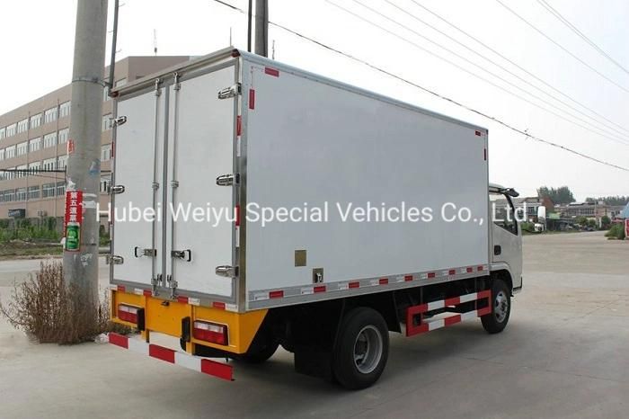 Hot Sale China 3 Tons Frozen Fish/Meat/Food Transport Delivery Refrigerated Vehicles Freezer Refrigerator Van Truck