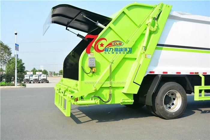 14m3/8tons/10tons Dongfeng Garbage Compactor Truck High Pressure Compressed Rubbish Collector