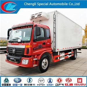 Foton 5tons 8tons 10tons Refrigerator Van Truck for Frozen Seafood